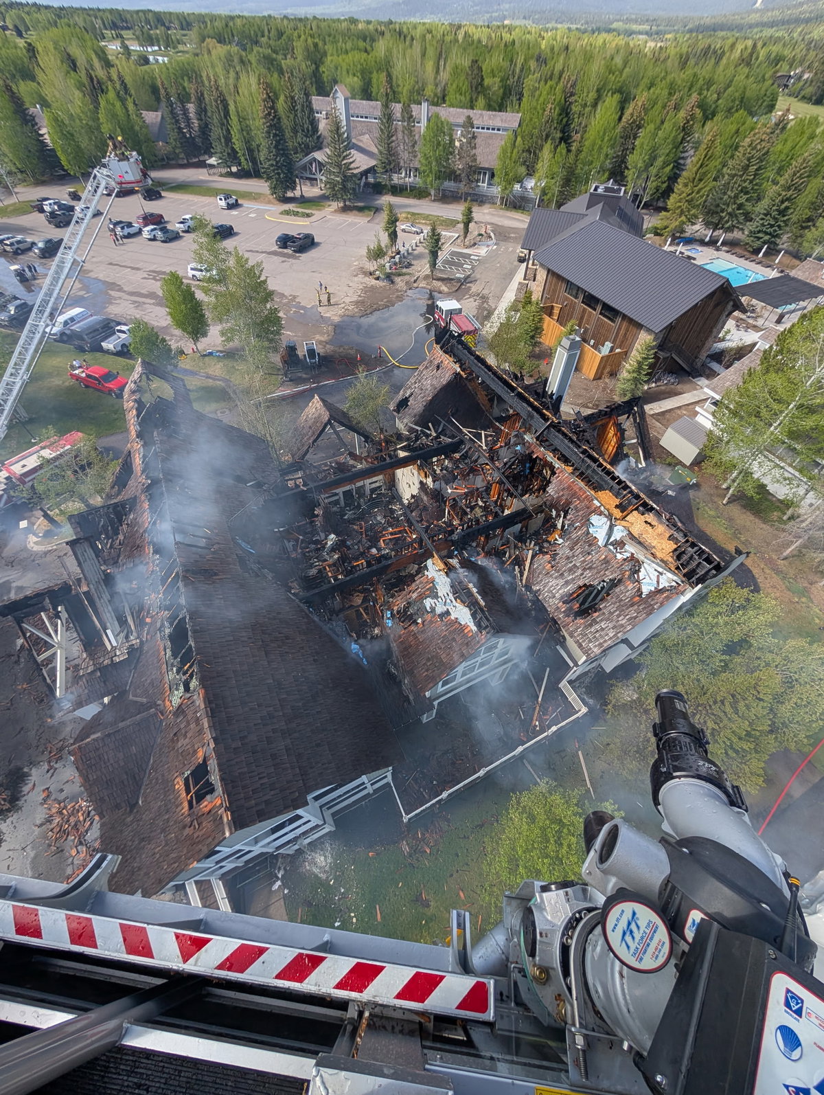 Jackson Hole firefighter injured in 20-foot fall during Wilson fire released from hospital