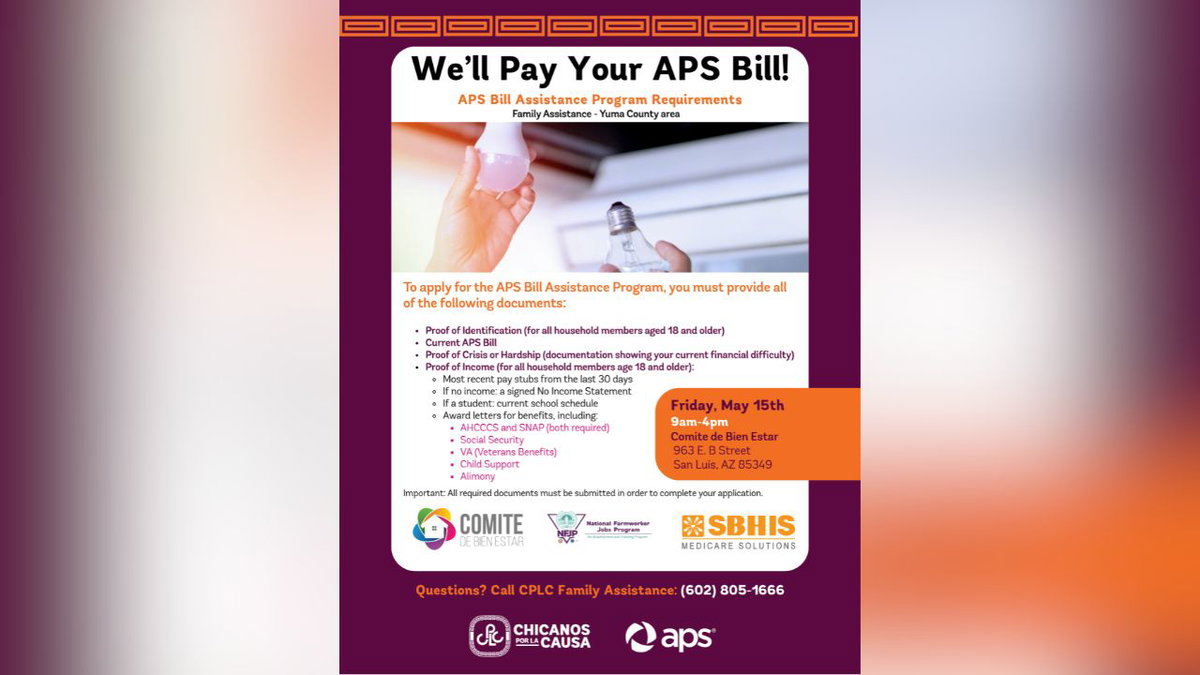 CPLC Family Assistance to host APS Crisis Bill Assistance event in San Luis