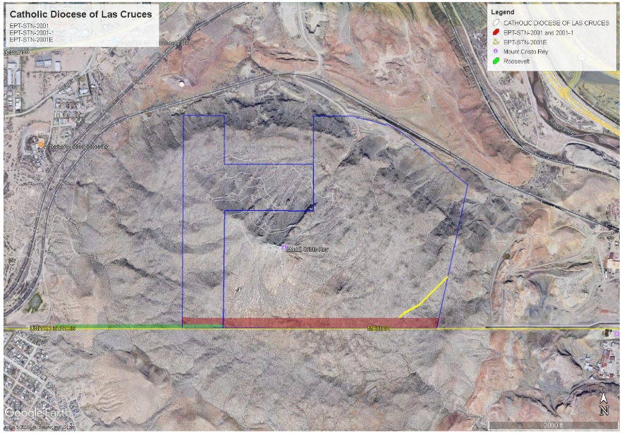 Federal government sues to take Mount Cristo Rey land next to border