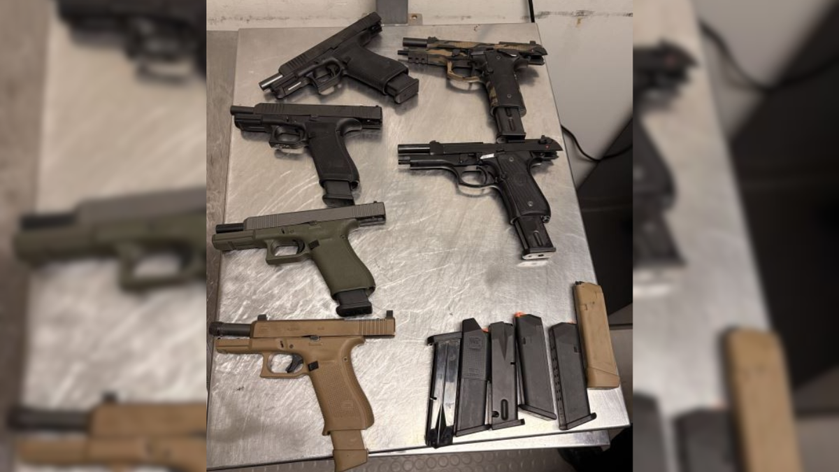 Officers find guns hidden in vehicle at Calexico West Port of Entry