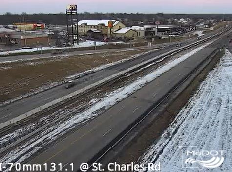 Lane of Interstate 70 at St. Charles Road to again close for emergency repairs