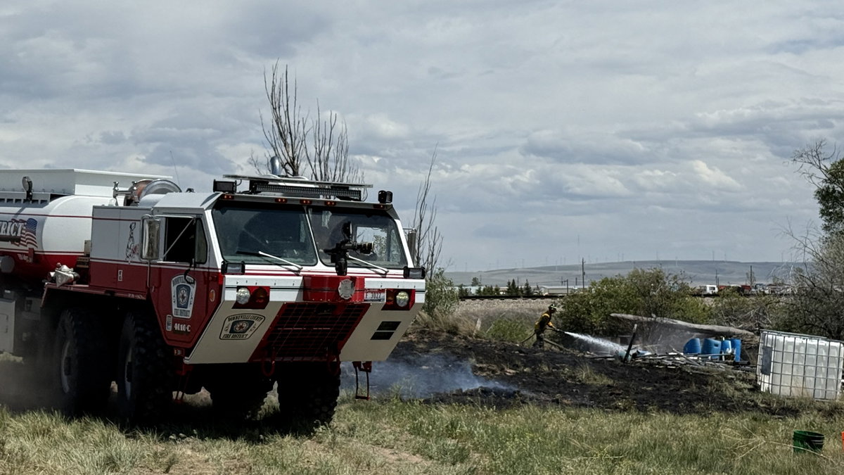 Idaho Falls Fire Department Contain Rapidly Moving Brush Fire Near North Haroldsen Drive