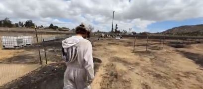 A Riverside County beekeeper says that last week's Verona Fire