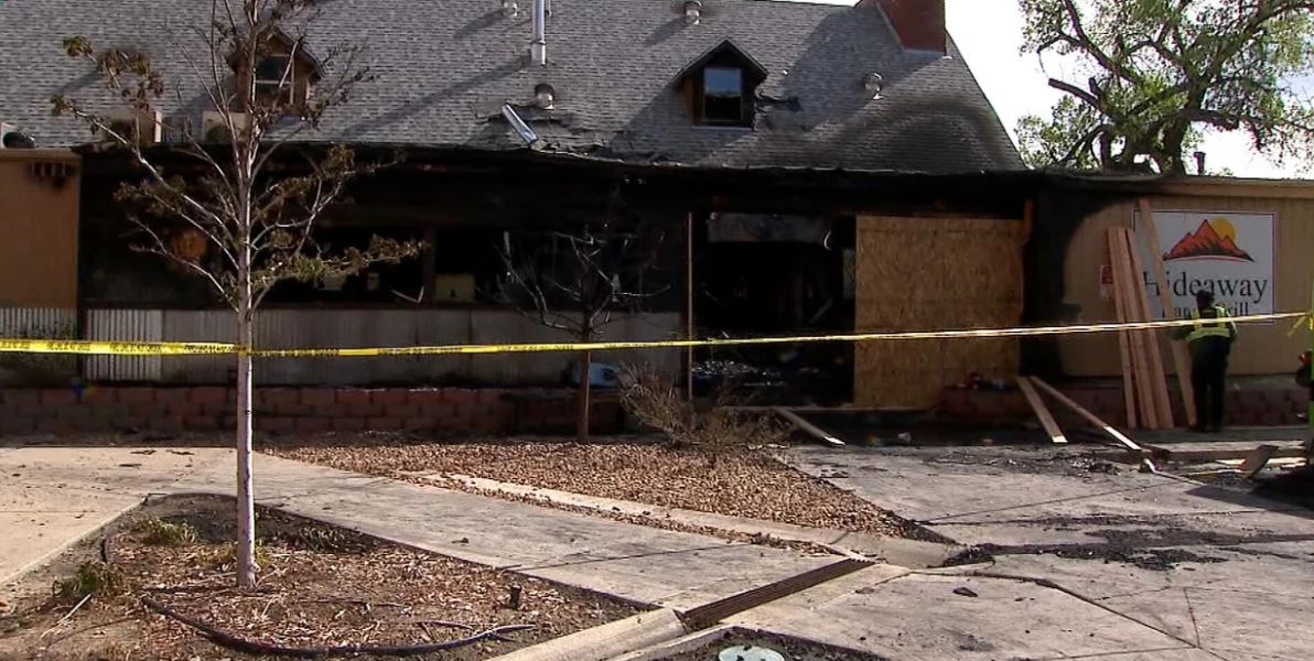 A Colorado restaurant has experienced two fires in two days. The couple that owns Hideaway Bar & Grill in Castle Rock say this week's fires are being investigated as suspicious.