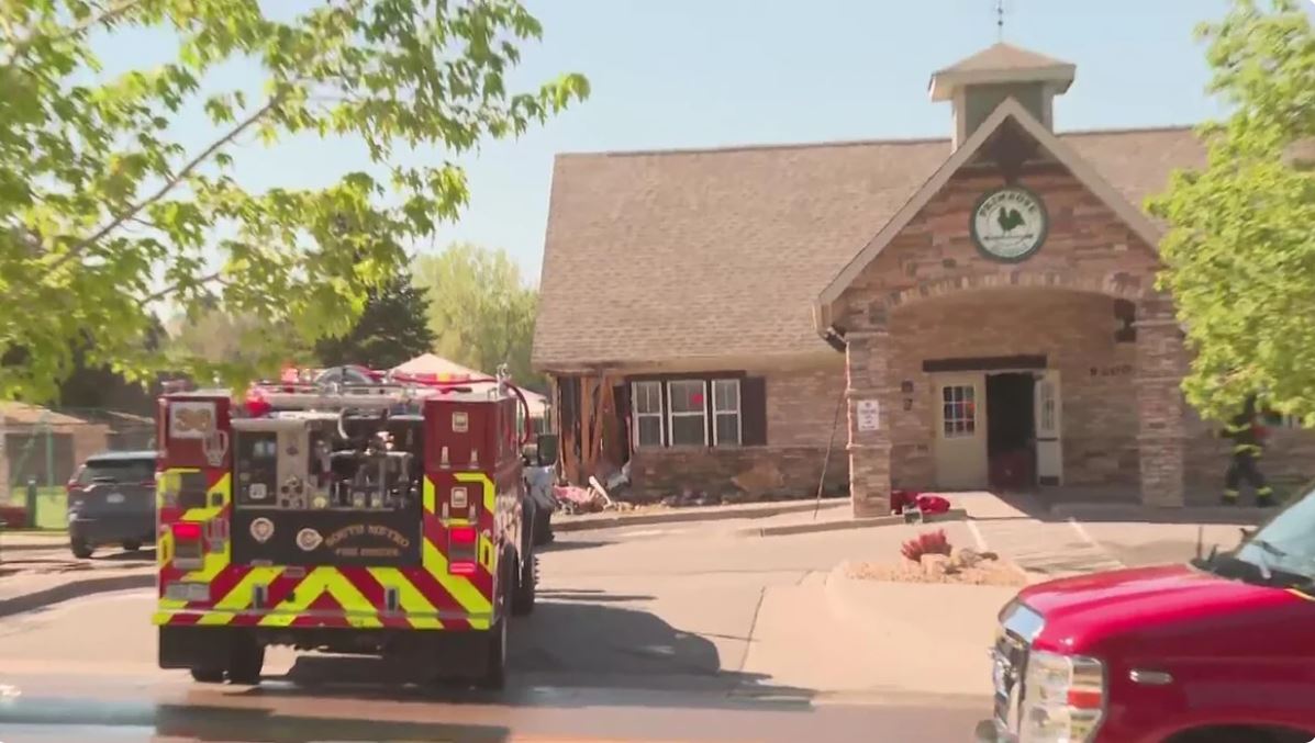 A Cybertruck crashed into the Primrose School in Lone Tree on Wednesday morning