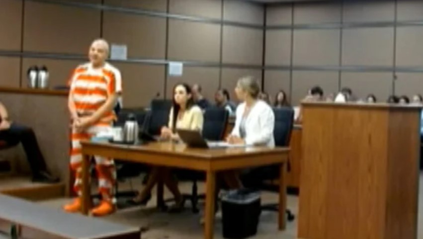 Soliman appears in court following the June 2025 firebombing attack.