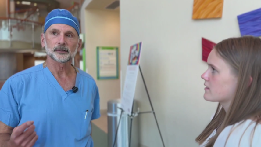 "We do the surgery minimally invasively