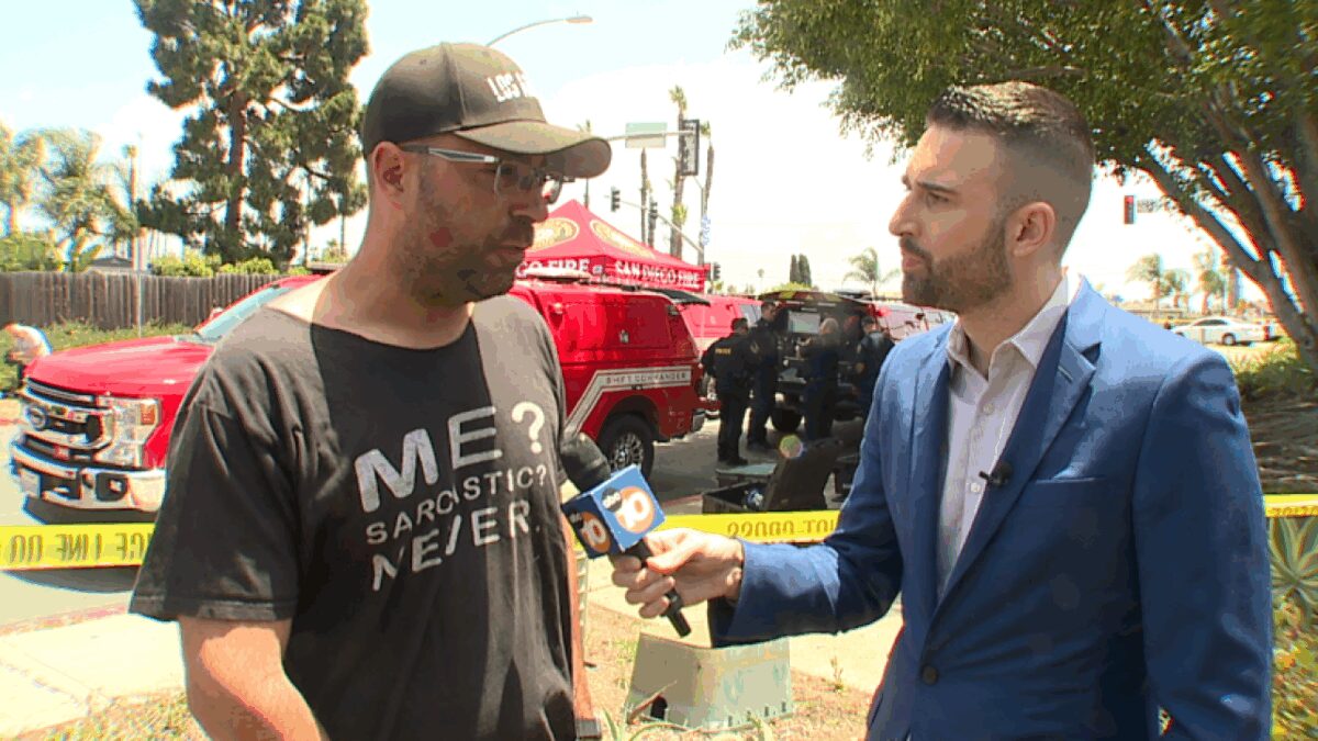 Parents stood in horror outside the Islamic Center of San Diego on Monday after learning a mass shooting had taken place at San Diego’s largest mosque.