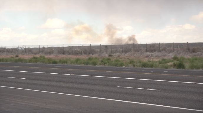 Four aircrew members are safe after ejecting from two U.S. Navy aircraft that collided mid-air during the Gunfighter Skies Air Show at Mountain Home Air Force Base on Sunday.
