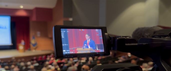 Rep. Mike Flood held his first town hall of 2026 in Norfolk