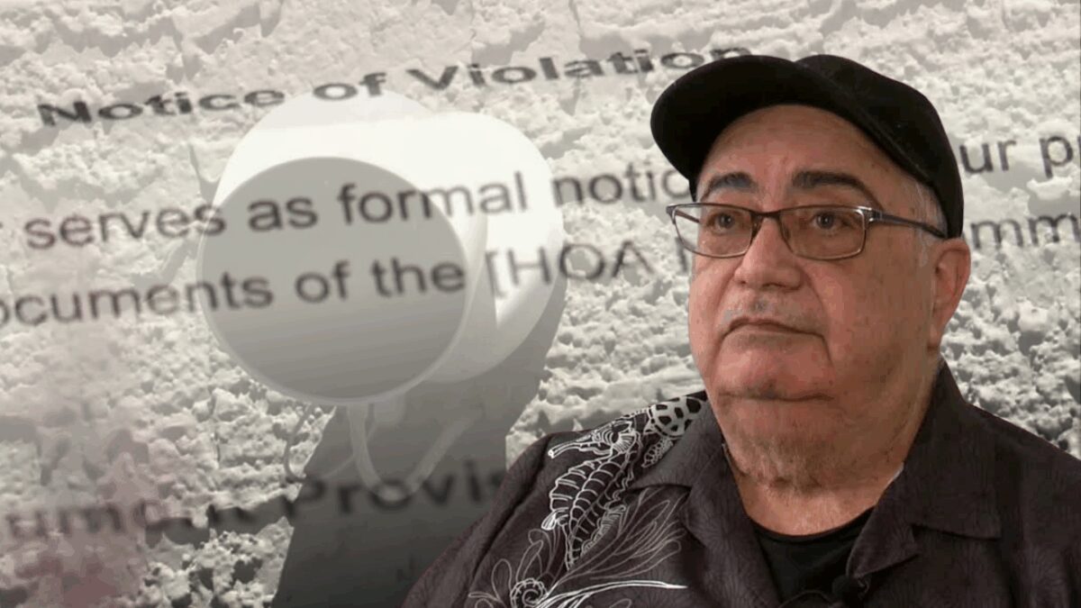 A 75-year-old Henderson man who has lived in his townhome complex near Boulder Highway and Warm Springs for 18 years is now fighting his homeowners association over outdoor security cameras he says have made his life safer.