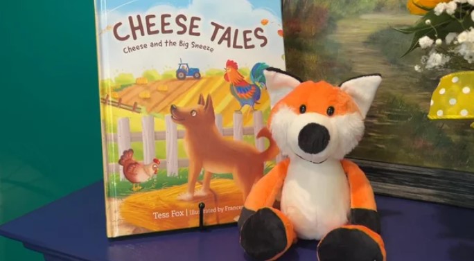 "Cheese Tales: Cheese and the Big Sneeze" was written by Tess Fox