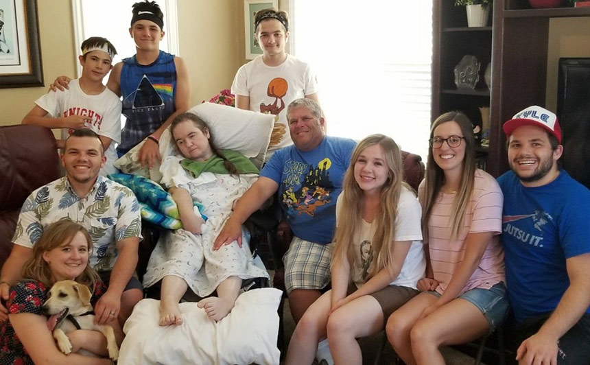 Lauriann Bartell’s family has been caring for her in their Idaho Falls home since 2015