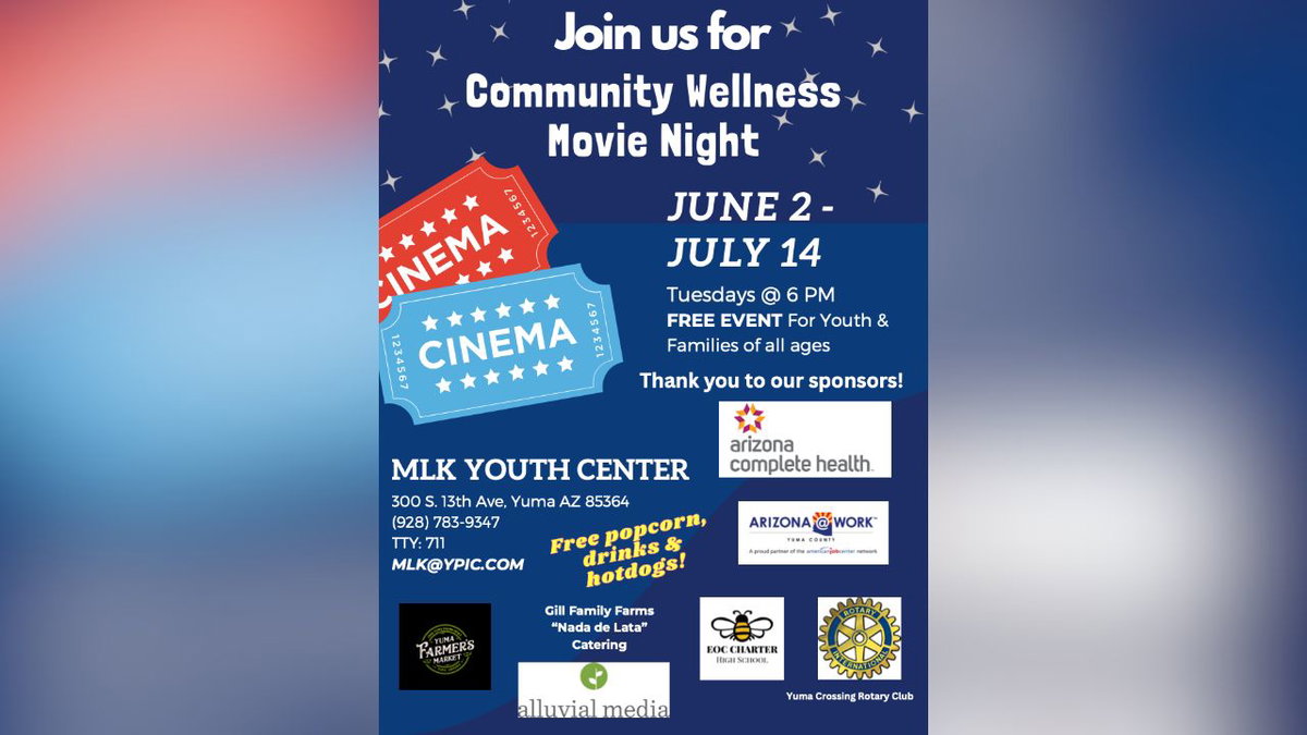 Community Wellness Movie Night happening this summer