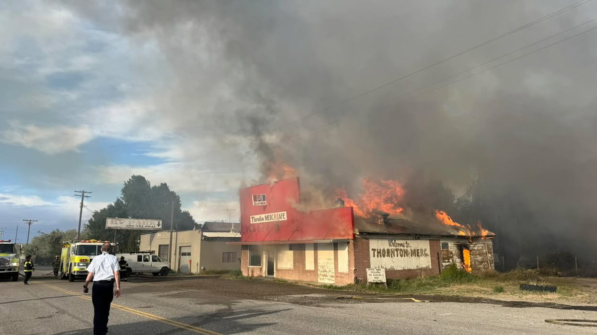 Thornton fire contained