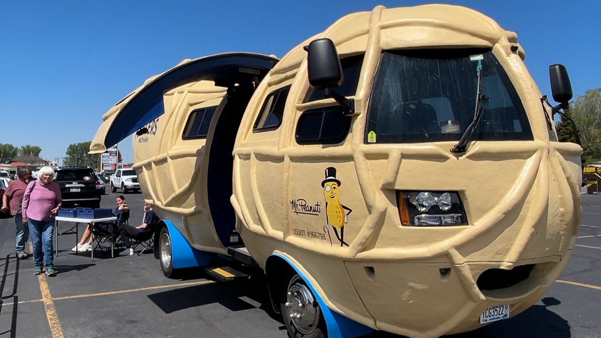 A Nutty Surprise: The Planters Nutmobile makes a pit stop in Idaho Falls