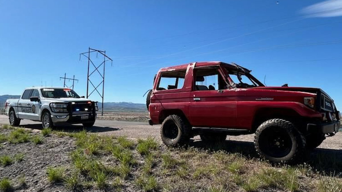 ‘Seat Belts Save Lives’: Bear Lake Sheriff issues warning after two injured in rollover crash