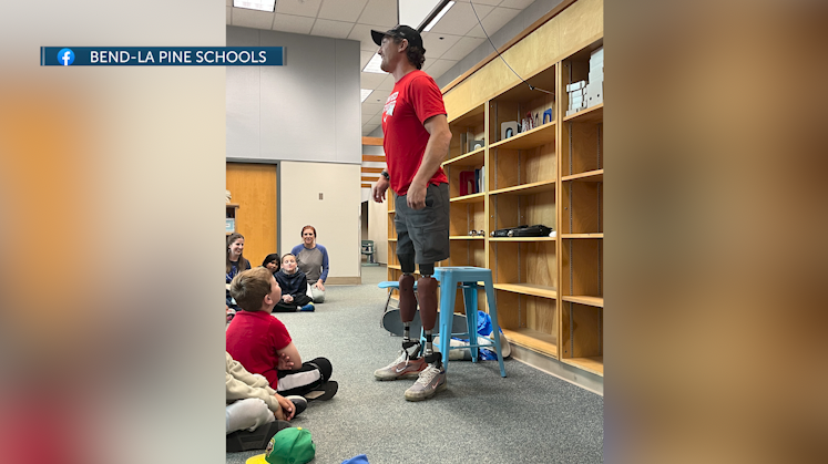 There’s Good News: Paralympian Rudy Garcia-Tolson shares message of resilience at Buckingham Elementary in Bend