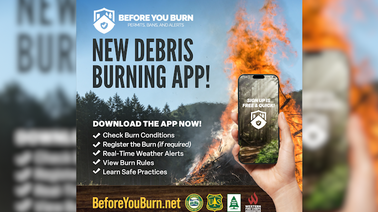 New app from ODF helps Oregon residents check local burn regulations and stay safe