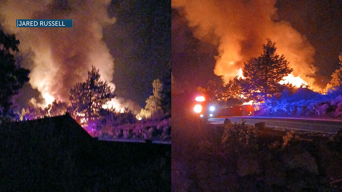 Structure fire in Bend Thursday evening leaves two homes uninhabitable