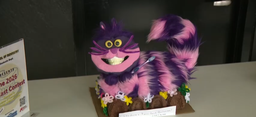 The LSU Health New Orleans School of Dentistry’s Principles of Occlusion class participates in the 2026 Art Cast Contest.