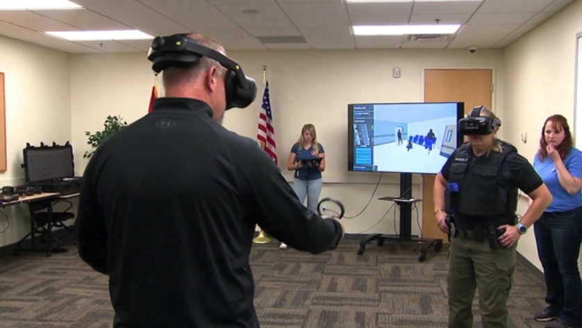 The Colorado Department of Corrections says it is now the first and only department in the country to use virtual reality to train its parole officers.