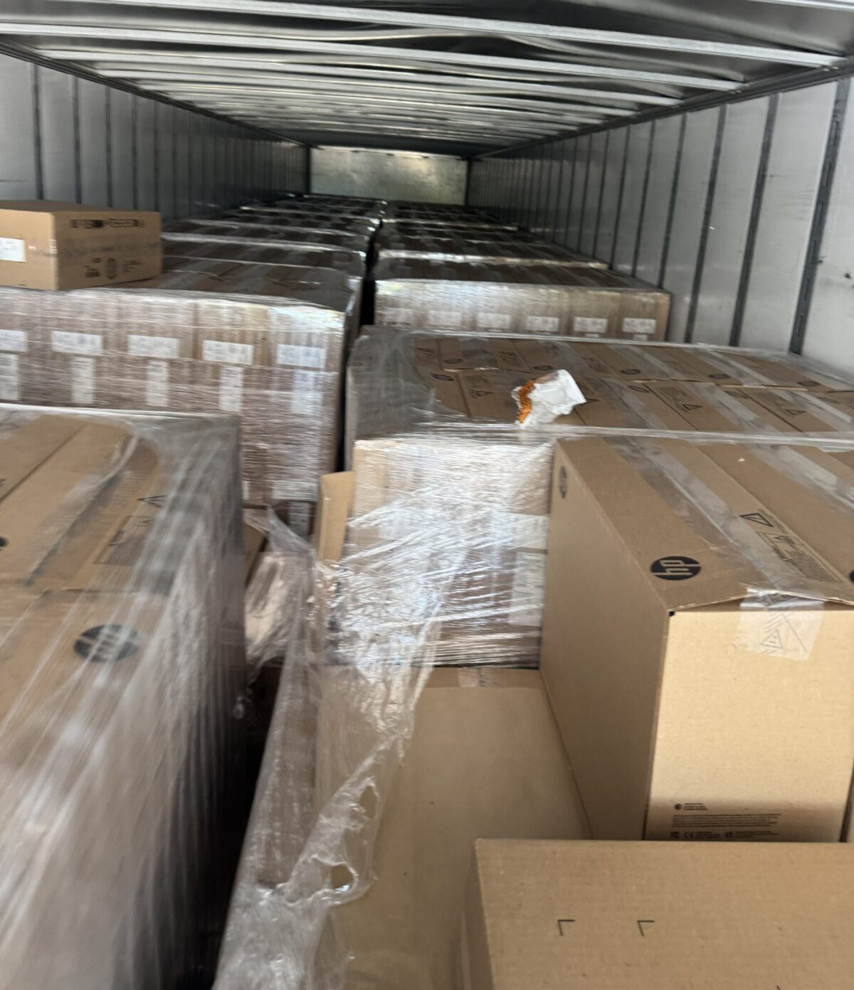 Inside the trailer