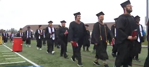 The 2026 graduating class of Anna Marie College in Paxton said it was bittersweet to cross the stage at commencement on Saturday