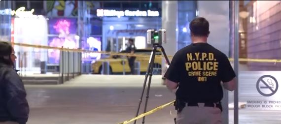 A woman is mourning the loss of her brother after he was stabbed to death in a random attack in Times Square late Monday night.