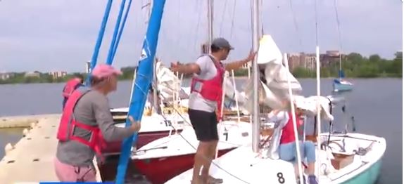A group of visually impaired and blind sailors are breaking barriers and waves on Bde Maka Ska in Minneapolis. A diverse group of 20 who've all physically lost some percentage of sight