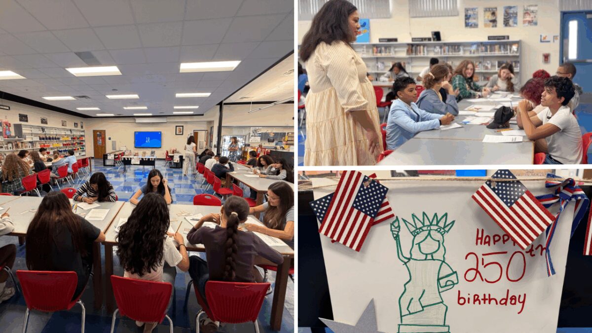 Shields Middle School students in Hillsborough County created a time capsule to celebrate America 250.