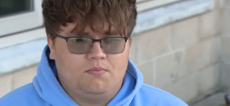 Lucas McCarthy said he had asked a staff member for a key to use the staff bathroom