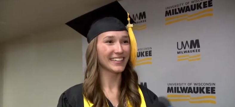 Thousands of University of Wisconsin-Milwaukee students celebrated their graduation Sunday at Panther Arena