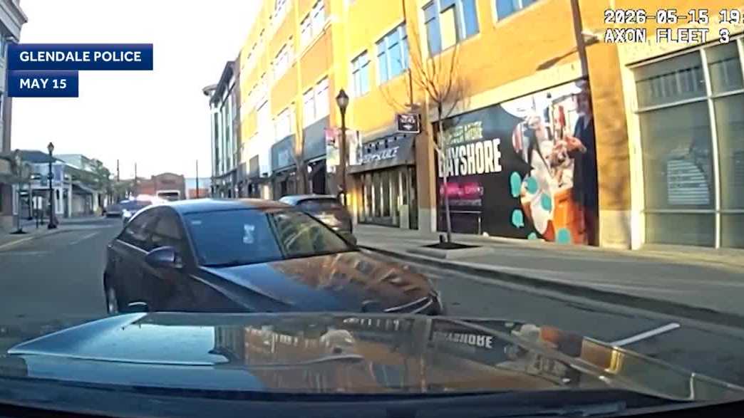 A driver led police on a roughly eight-mile chase through Milwaukee County