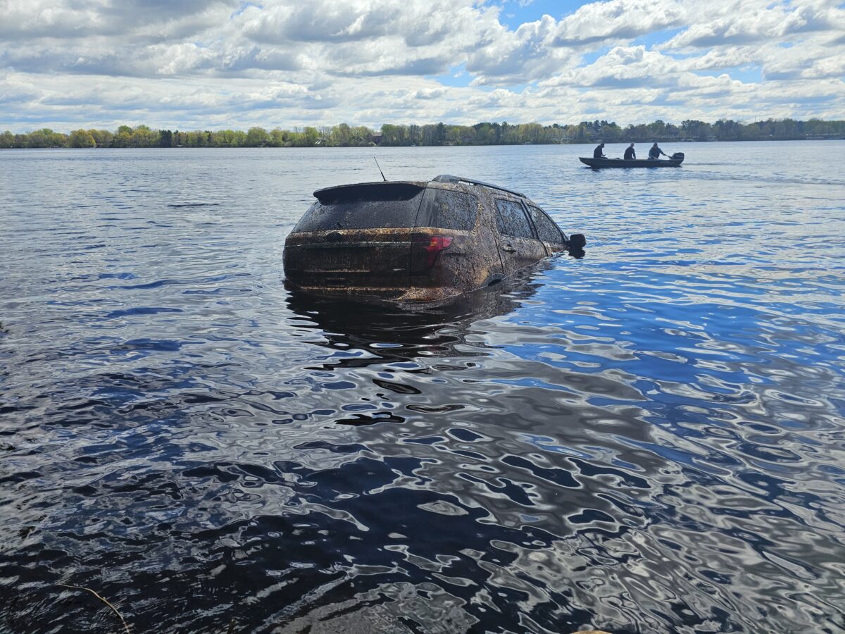 A vehicle pulled from Lake Wissota on Wednesday turned out to be a car reported stolen nearly two years ago.