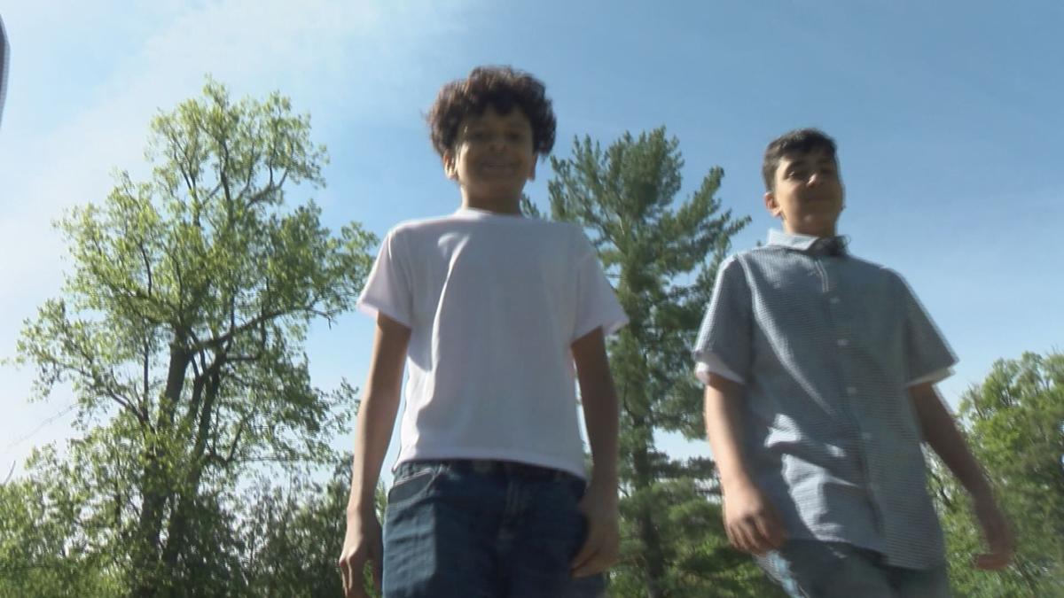Ayham Alzanam and his cousin Alksaam Alterri were on their way to swim when they saw a girl in water about 4 to 5 feet deep struggling.