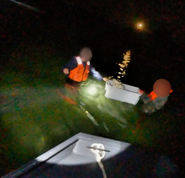 Essex police Chief Thomas Shamshak Jr. said the men were sailing along the coast when their 30-foot sailboat