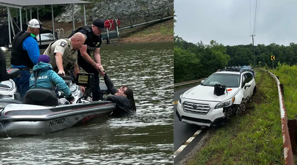 Deputies say Sean Mays jumped into Lake Hartwell to try to get away from law enforcement.