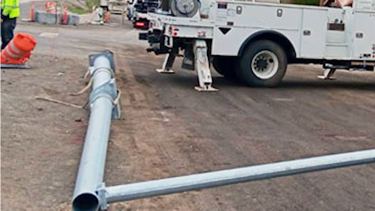 Island Park traffic signal delayed after construction snag
