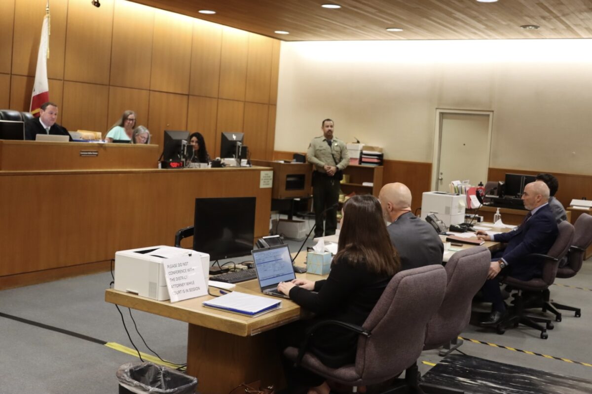 The 44-year-old pop star didn’t appear in Ventura County court.