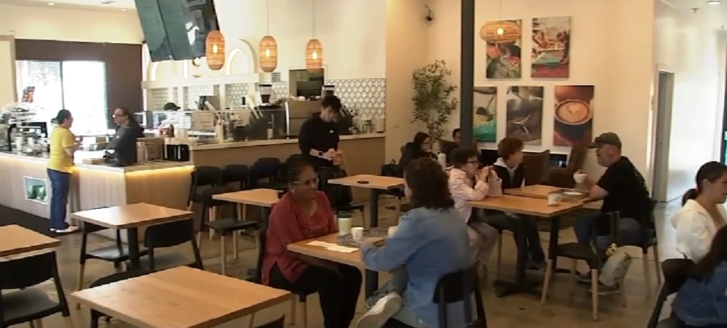 A popular Fremont coffee shop is repairing damage after its fourth break‑in in two years