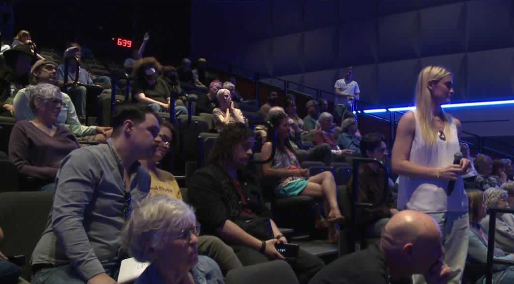 A heated town hall at the Fayetteville Public Library stretched late into Wednesday night as residents demanded answers from defense drone company Swarm Aero over its operations and future in the city.