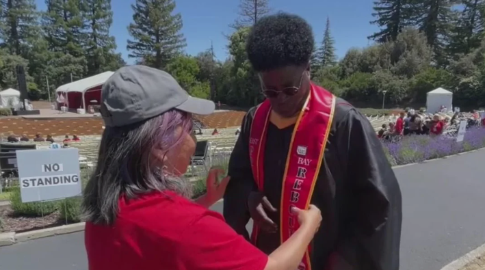 Jones accomplished another goal at age 62: earning a master's degree in social work.