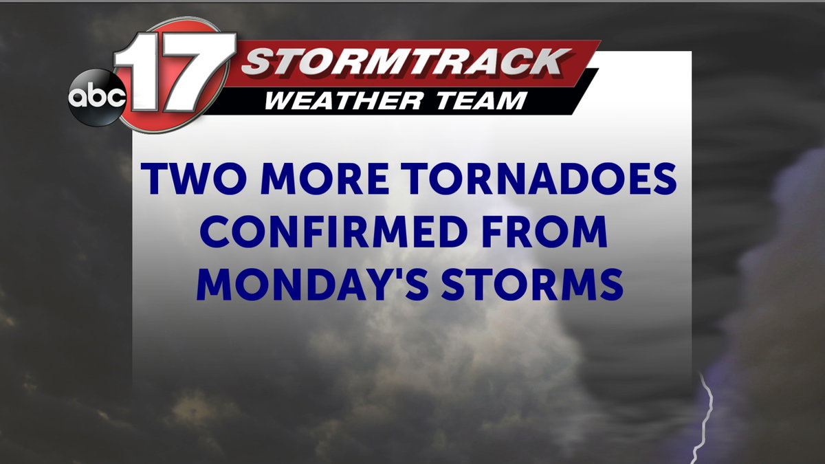 Two more tornadoes confirmed in Randolph and Chariton counties following Monday’s storms