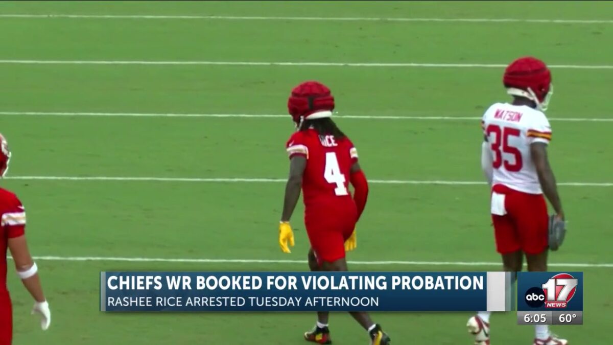 Rashee Rice jailed after violating probation