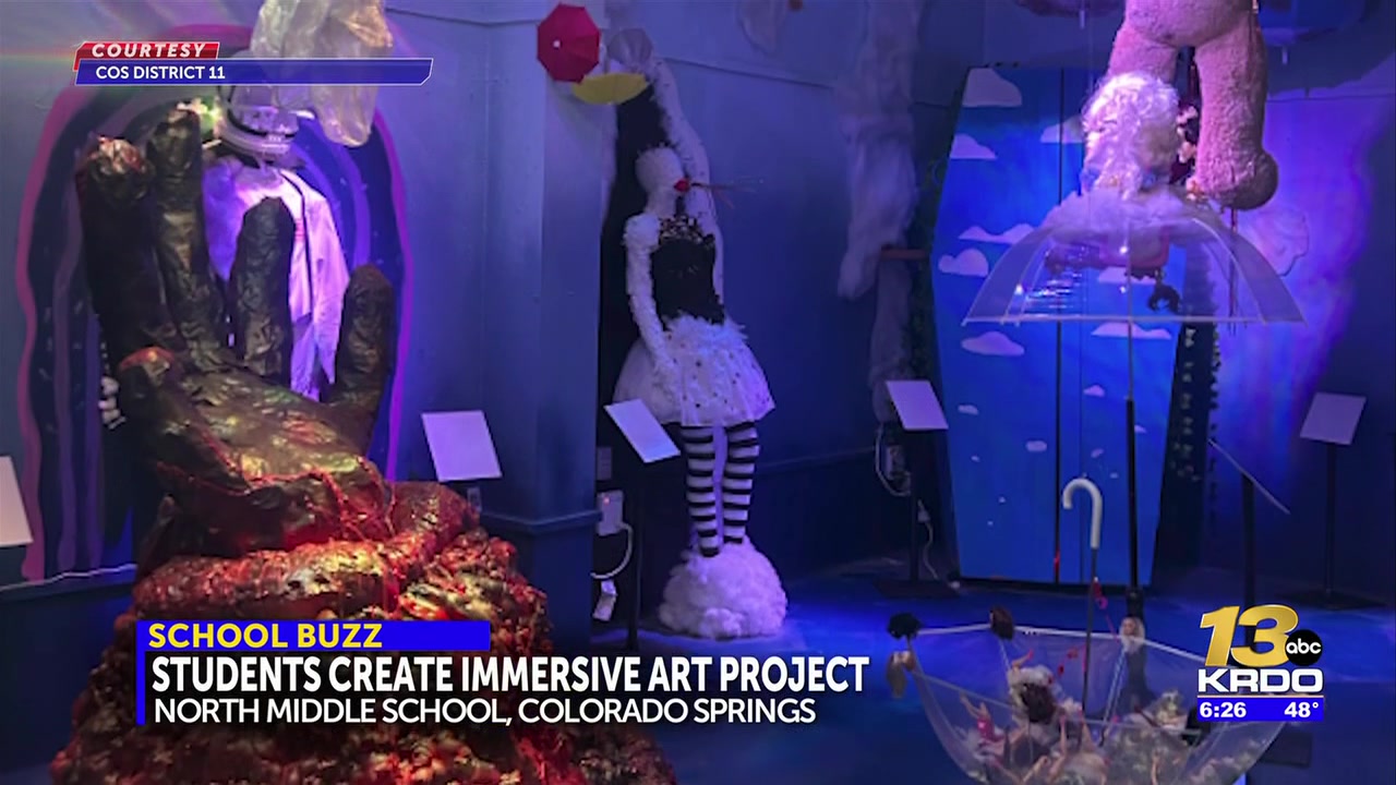 The School Buzz: Colorado Springs middle school launches massive Meow Wolf inspired art project