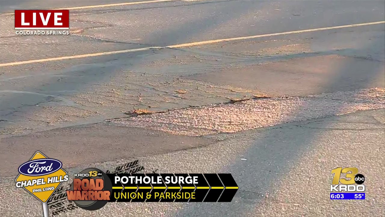 Colorado Springs launches aggressive pothole repair surge