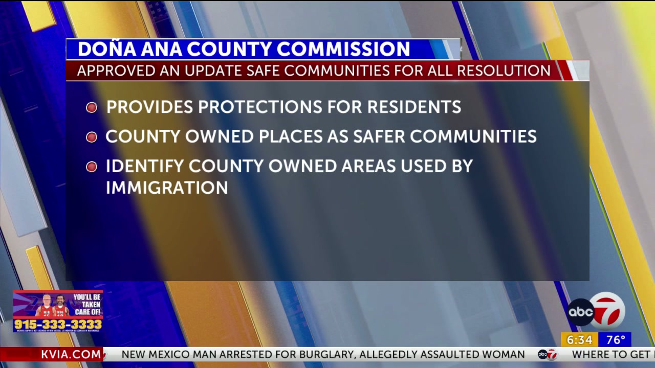 Doña Ana County approves update to immigration status protections