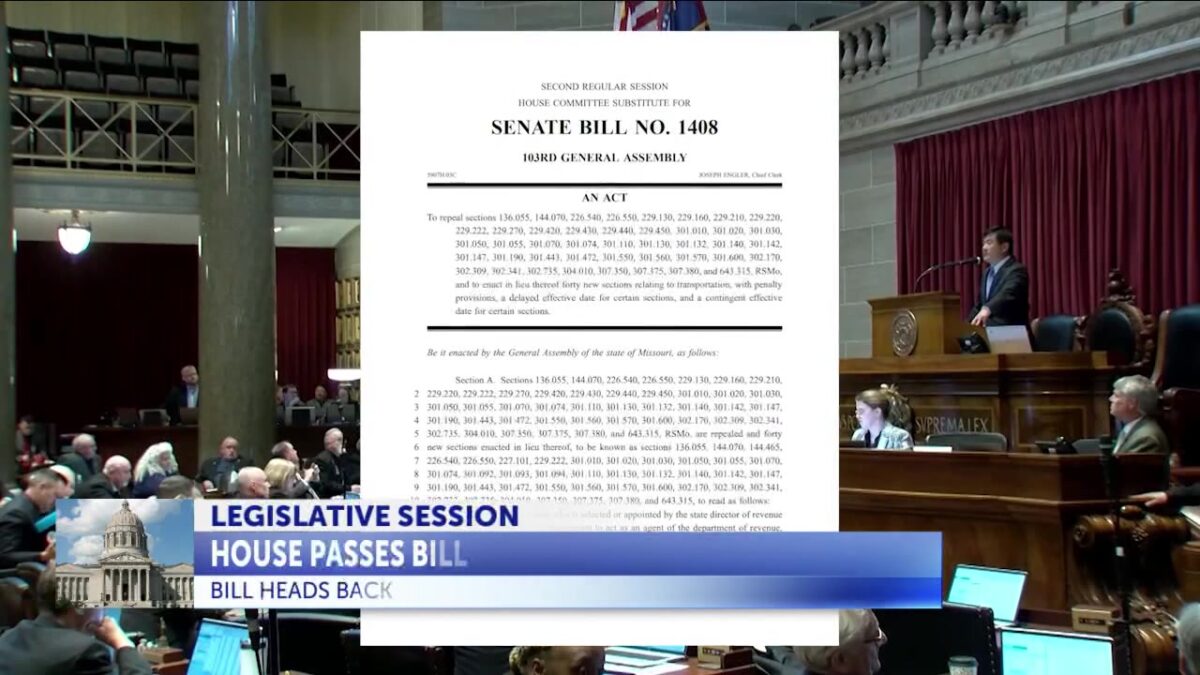 Missouri House approves speed limit bill with additions