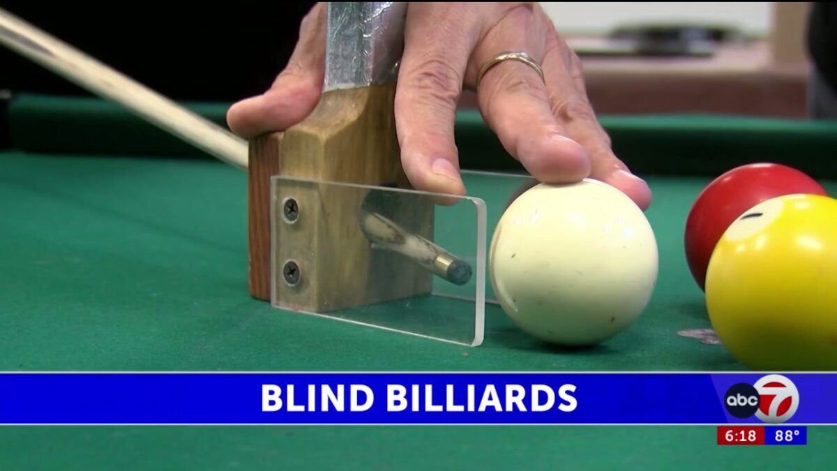 El Paso man creates game of blind billiards for his community